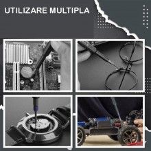 Surubelnita Multifunctionala Magnetica SIKS, Kit Pentru Reparatie Iphone, Samsung, Huawei, Allview, Sony, HTC, 31 Piese Pentr... Surubelnita Multifunctionala Magnetica SIKS, Kit Pentru Reparatie Iphone, Samsung, Huawei, Allview, Sony, HTC, 31 Piese Pentr...