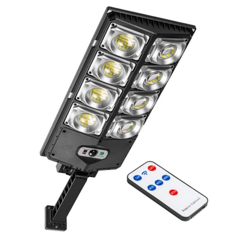 Lampa Solara Stradala W789A4 SIKS, Cu 8 Casete, Stalp Solar De Exterior, Control de la Distanta, Senzor de Lumina si Senzor d... Lampa Solara Stradala W789A4 SIKS, Cu 8 Casete, Stalp Solar De Exterior, Control de la Distanta, Senzor de Lumina si Senzor d...