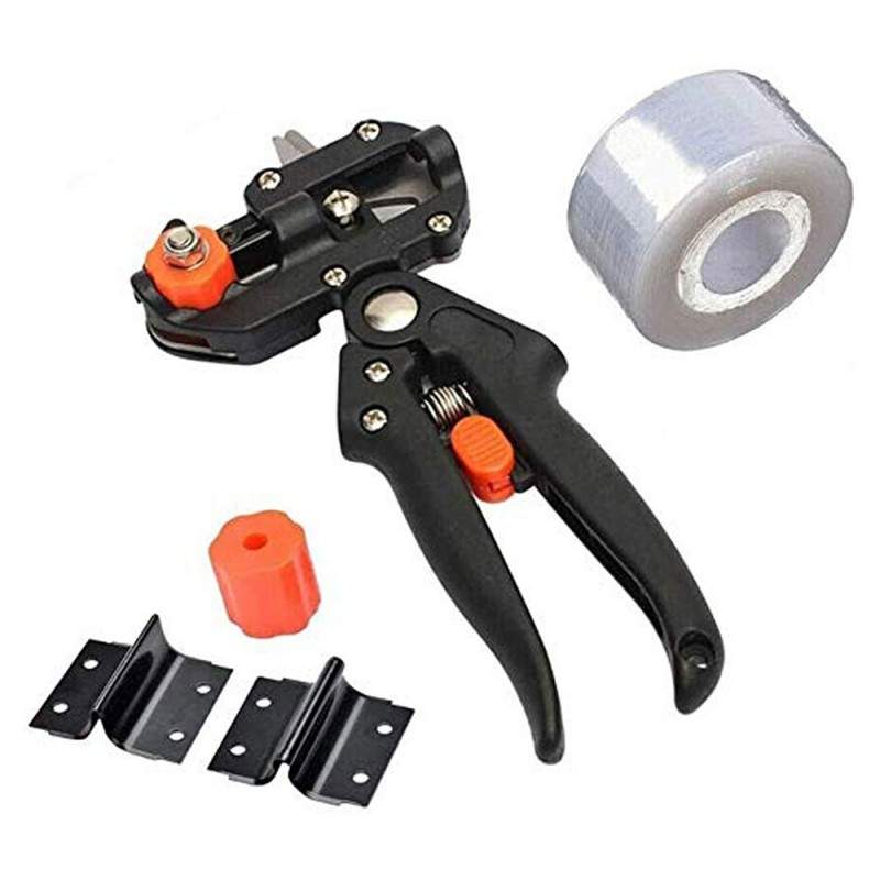 Cleste pentru Altoit SIKS, Banda si Lame incluse, Ideal pentru Gradina, Plante, Negru/Portocaliu Cleste pentru Altoit SIKS, Banda si Lame incluse, Ideal pentru Gradina, Plante, Negru/Portocaliu