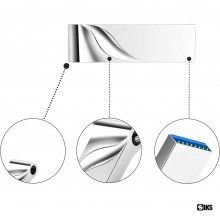Stick USB SIKS, Inox, Memorie 16GB, USB 3.1, Silver