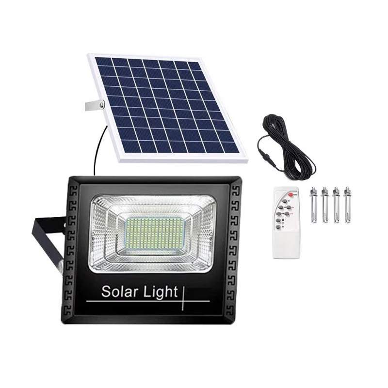Proiector LED EDAR, pentru Exterior, Panou Solar, Putere 200W, Grad de Protectie IP 67, Control prin Telecomanda, Incarcare S... Proiector LED EDAR, pentru Exterior, Panou Solar, Putere 200W, Grad de Protectie IP 67, Control prin Telecomanda, Incarcare S...