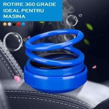 Odorizant Auto EDAR, Anti-Tutun, Difuzor Parfum Masina, Rotatie la 360 de grade, Alimentare solara, Panou Solar, Albastru Odorizant Auto EDAR, Anti-Tutun, Difuzor Parfum Masina, Rotatie la 360 de grade, Alimentare solara, Panou Solar, Albastru