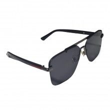 Ochelari De Soare Polarizati M25 SIKS, Negru, Retro, De Condus, Toc Cadou