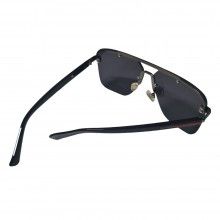Ochelari De Soare Polarizati M25 SIKS, Negru, Retro, De Condus, Toc Cadou