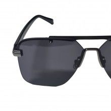 Ochelari De Soare Polarizati M25 SIKS, Negru, Retro, De Condus, Toc Cadou