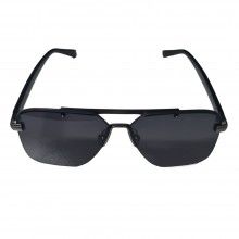 Ochelari De Soare Polarizati M25 SIKS, Negru, Retro, De Condus, Toc Cadou
