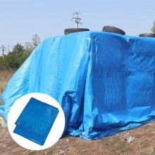 Prelata SIKS cu Inele, Impermeabila, Protectie UV, Lungime 4 m, Latime 4m, Culoare Albastru