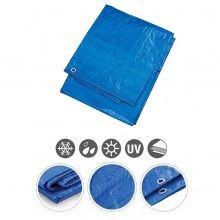 Prelata SIKS cu Inele, Impermeabila, Protectie UV, Lungime 4 m, Latime 4m, Culoare Albastru