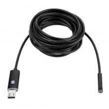 Camera Endoscop EDAR, Ideala pentru Telefon, Instalatii, Grad de Protectie IP67, 6 x LED, Lumina Ajustabila, Conexiune USB/Mi...