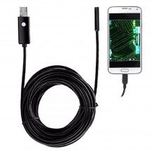 Camera Endoscop EDAR, Ideala pentru Telefon, Instalatii, Grad de Protectie IP67, 6 x LED, Lumina Ajustabila, Conexiune USB/Mi...