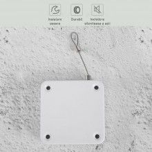 Inchizator Automat EDAR pentru Usi, Ferestre, Franghie de Otel 1,2 m, Putere 1200N, Banda Dublu Adeziva Preaplicata, Culoare Alb Inchizator Automat EDAR pentru Usi, Ferestre, Franghie de Otel 1,2 m, Putere 1200N, Banda Dublu Adeziva Preaplicata, Culoare Alb