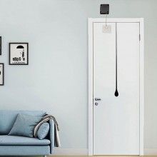 Inchizator Automat EDAR pentru Usi, Ferestre, Franghie de Otel 1,2 m, Putere 1200N, Banda Dublu Adeziva Preaplicata, Culoare ...