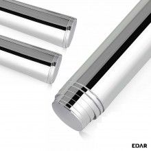 Folie Reflexiva EDAR Pentru Geamuri Interioare, Protectie Solara UV, Efect De Oglinda, 60x300cm, Aplicare Usoara, Argintiu