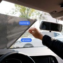 Parasolar Auto Retractabil SIKS, Universal, Pliabil, Pentru Masina, Jaluzea Laterala Fereastra, Parbriz, Protectie UV, 38 cm ... Parasolar Auto Retractabil SIKS, Universal, Pliabil, Pentru Masina, Jaluzea Laterala Fereastra, Parbriz, Protectie UV, 38 cm ...