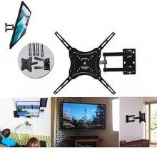 Suport TV De Perete HDL-117B-2 SIKS, Cu Doua Brate, Reglabil 14-55 Inch, Maxim 50 Kg, Negru