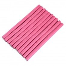Set 10 Bigudiuri SIKS®, flexibile si confortabile, numarul 1, culoarea roz