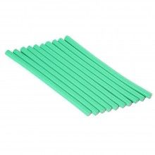 Set 10 Bigudiuri SIKS® aplicare pe parul umed/uscat, flexibile, numarul 4, culoarea turcoaz
