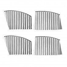 Parasolar Auto Retractabil SIKS, Geamuri Laterale Fata - Spate, Gri
