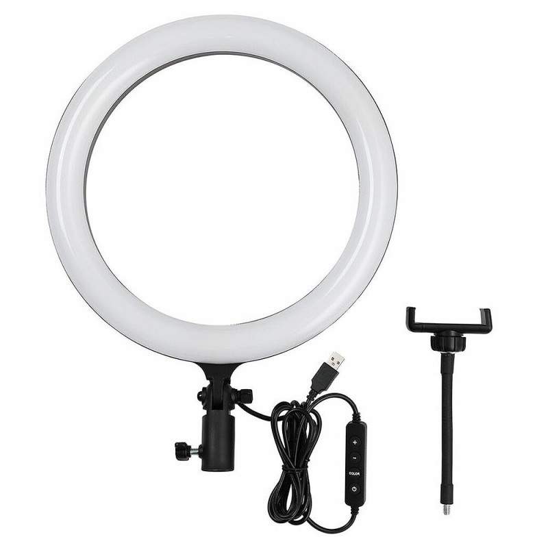 Lampa Circulara SIKS® 12 Inch cu Telecomanda pe Fir 162 de LED-uri, Conexiune USB