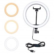 Lampa Circulara SIKS® 12 Inch cu Telecomanda pe Fir 162 de LED-uri, Conexiune USB