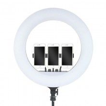 Lampa Circulara EDAR, Ring Light LED Make-UP, 10 Trepte Reglaj, 3 Moduri De Lumina, Suport Telefon, Telecomanda Selfie, Dimen... Lampa Circulara EDAR, Ring Light LED Make-UP, 10 Trepte Reglaj, 3 Moduri De Lumina, Suport Telefon, Telecomanda Selfie, Dimen...