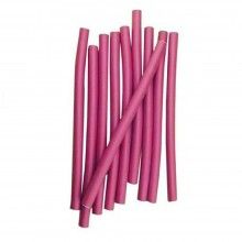 Set 10 Bigudiuri SIKS, Aplicare Pe Parul Umed/Uscat, Flexibile, Numarul 5, Culoarea Roz Set 10 Bigudiuri SIKS, Aplicare Pe Parul Umed/Uscat, Flexibile, Numarul 5, Culoarea Roz