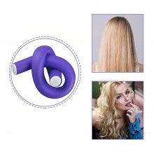 Set Bigudiuri Flexibile EDAR pentru Par, Mov, 10 Bucati, Numarul 3