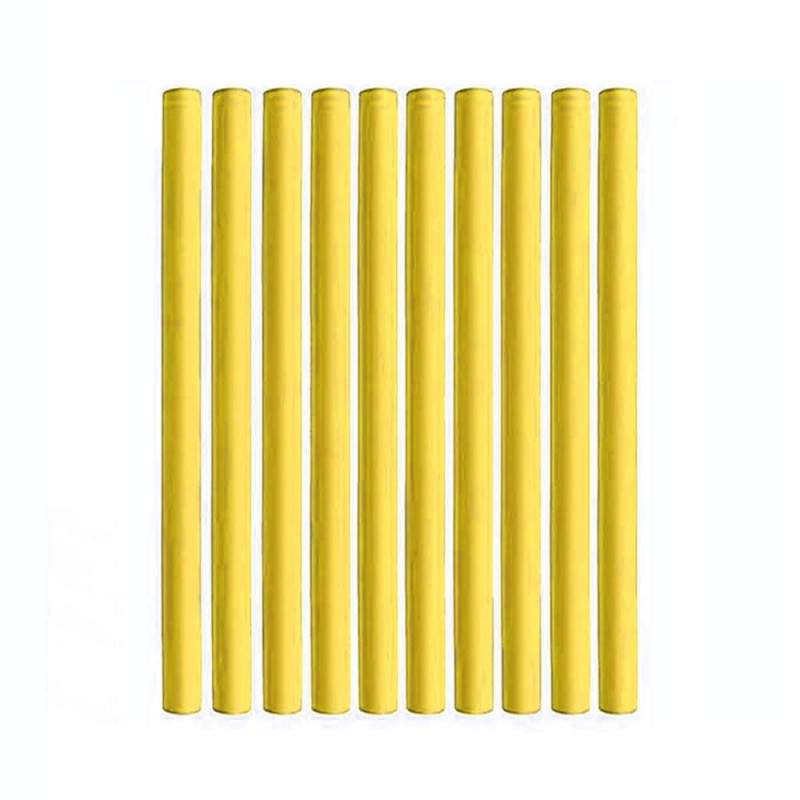 Set Bigudiuri Flexibile EDAR pentru Par, Galben, 10 Bucati, Numarul 4