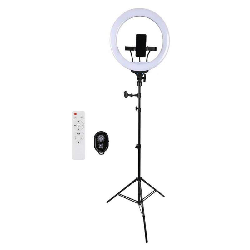 Lampa Circulara cu LED EDAR, 18 inch, Telecomanda Selfie Inclusa, Trepied, Ideala pentru Fotografii, Clipuri Video, Control d... Lampa Circulara cu LED EDAR, 18 inch, Telecomanda Selfie Inclusa, Trepied, Ideala pentru Fotografii, Clipuri Video, Control d...