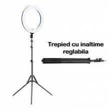 Lampa Circulara cu LED EDAR, 18 inch, Telecomanda Selfie Inclusa, Trepied, Ideala pentru Fotografii, Clipuri Video, Control d... Lampa Circulara cu LED EDAR, 18 inch, Telecomanda Selfie Inclusa, Trepied, Ideala pentru Fotografii, Clipuri Video, Control d...