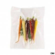 Set 20 x Sac de Vidat SIKS pentru Alimente, Transparent, 20 x 15 cm