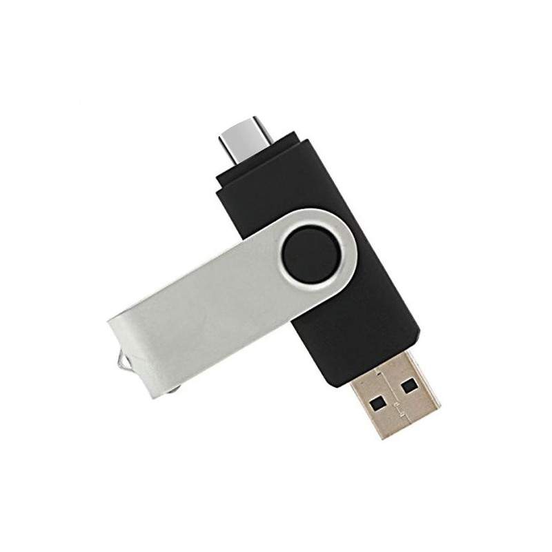 Stick Memorie EDAR, 64 GB, 2 IN 1, cu USB 2.0 si Type-C, Rotativ 360⁰, Waterproof, Compatibil cu Dispozitive cu port Type C, ... Stick Memorie EDAR, 64 GB, 2 IN 1, cu USB 2.0 si Type-C, Rotativ 360⁰, Waterproof, Compatibil cu Dispozitive cu port Type C, ...