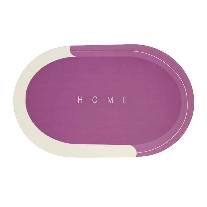 Covor de Baie Antiderapant SIKS, Model „Home”, Oval, 57 x 38 cm, Rose Covor de Baie Antiderapant SIKS, Model „Home”, Oval, 57 x 38 cm, Rose