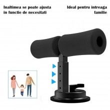 Aparat Fitness WTD1002 SIKS, Suport Picioare Abdomene / Flotari, Portabil, Negru