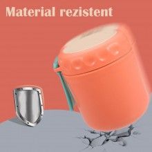 Caserola Termica SIKS Pentru Supa, Lingura Inclusa, Din Otel Inoxidabil, 430 Ml, Mini Termos Pentru Pranz, Portocaliu Caserola Termica SIKS Pentru Supa, Lingura Inclusa, Din Otel Inoxidabil, 430 Ml, Mini Termos Pentru Pranz, Portocaliu