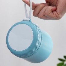 Caserola Termica SIKS Pentru Supa, Lingura Inclusa, Din Otel Inoxidabil, 430 Ml, Mini Termos Pentru Pranz, Albastru Caserola Termica SIKS Pentru Supa, Lingura Inclusa, Din Otel Inoxidabil, 430 Ml, Mini Termos Pentru Pranz, Albastru