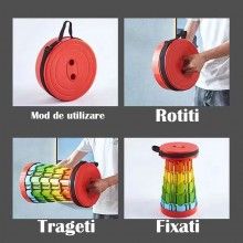 Scaun Telescopic Pliabil SIKS Pentru Camping Si Pescuit, Retractabil, Cu Pliere Telescopica, Portabil, Taburet Extensibil, Mu... Scaun Telescopic Pliabil SIKS Pentru Camping Si Pescuit, Retractabil, Cu Pliere Telescopica, Portabil, Taburet Extensibil, Mu...