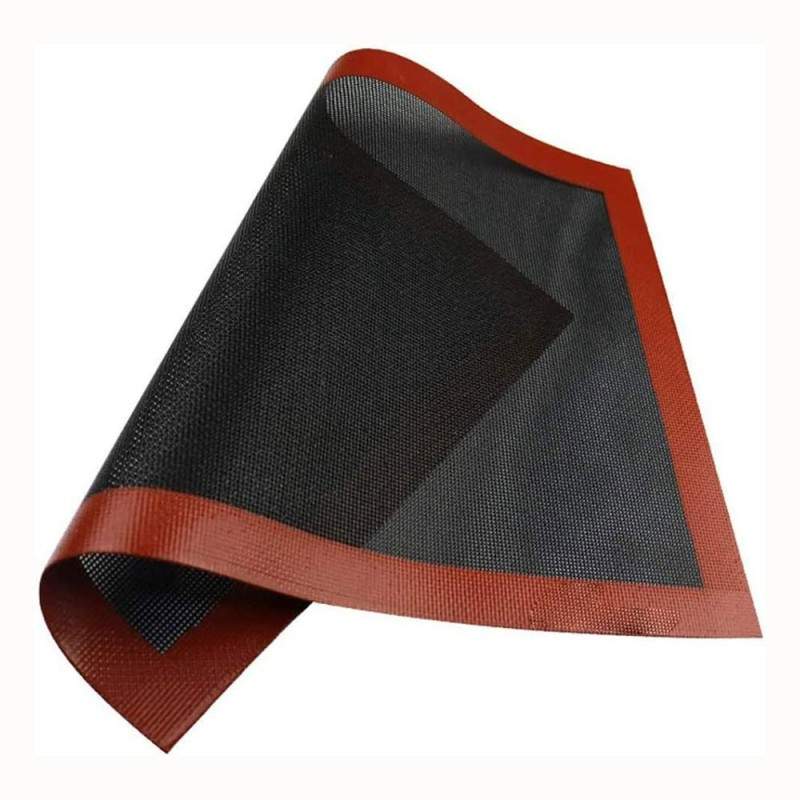 Folie De Copt Reutilizabila SIKS, 40x30 Cm, Covoras Din Silicon Pentru Cuptor, Negru