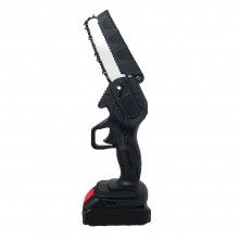Mini Fierastrau Electric Portabil De Mana SIKS, Cu Lant, Mini Drujba Cu Acumulator, Cu Protectie Lant, 6 Inch, 24V, 2 Baterii...