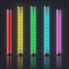Lumini De Ritm LED RGB SIKS Cu Activare Sonora, Bara RGB Cu Funcitie VU Meter, W08, 32 Leduri, Baterie, Sincronizare Muzicala... Lumini De Ritm LED RGB SIKS Cu Activare Sonora, Bara RGB Cu Funcitie VU Meter, W08, 32 Leduri, Baterie, Sincronizare Muzicala...