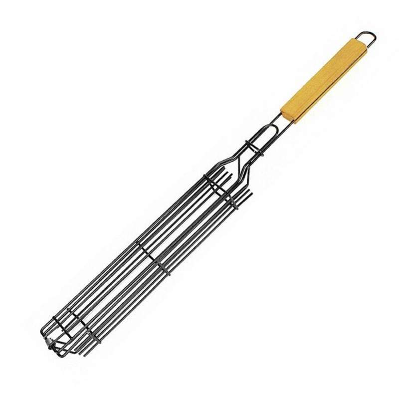Grill Pentru Frigarui SIKS, Legume, Gratar Mobil, Maner Lemn, Negru Grill Pentru Frigarui SIKS, Legume, Gratar Mobil, Maner Lemn, Negru
