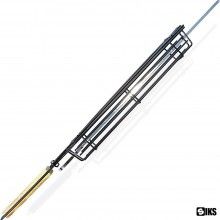 Grill Pentru Frigarui SIKS, Legume, Gratar Mobil, Maner Lemn, Negru