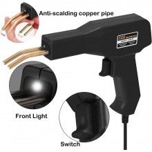 Set Pistol Si Capse Pentru Lipit Plastic EDAR, Sudat Plastic, Putere 50W, Negru