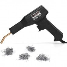 Set Pistol Si Capse Pentru Lipit Plastic EDAR, Sudat Plastic, Putere 50W, Negru