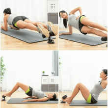 Aparat Fitness EDAR cu Suport Picioare, pentru Abdomene / Flotari, Portabil, Negru