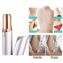 Epilator Facial Hipoalergenic Portabil EDAR cu Functionare cu Baterii, Indicator LED, Nu Irita Pielea, Alb Epilator Facial Hipoalergenic Portabil EDAR cu Functionare cu Baterii, Indicator LED, Nu Irita Pielea, Alb