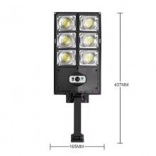 Lampa Solara Perete EDAR, Stradala, 90W, 180 LED SMD, Senzor De Miscare