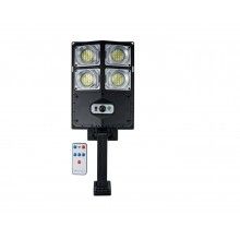 Lampa Solara Stradala EDAR , Casa/Gradina/Terasa, Cu 4 Casete, Stalp Solar De Exterior, 40w