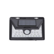 Lampa Solara EDAR, Pentru Perete, 20 W, 32 Led, Negru