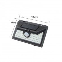 Lampa Solara EDAR, Pentru Perete, 20 W, 32 Led, Negru Lampa Solara EDAR, Pentru Perete, 20 W, 32 Led, Negru